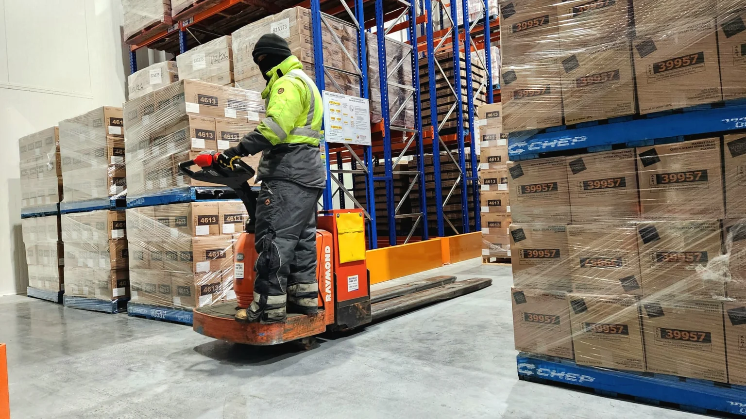 SLR Operations Warehouse Electric Jack Rider